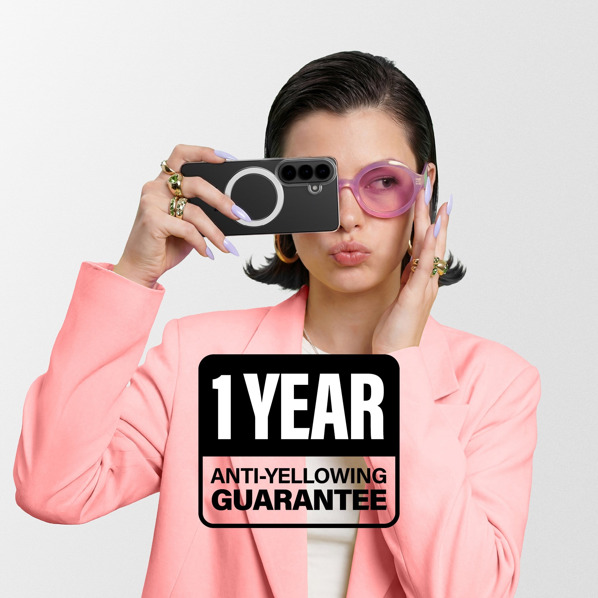 CARE™ by PanzerGlass® SL1M Case Transparent w. Qi Samsung Galaxy S26+